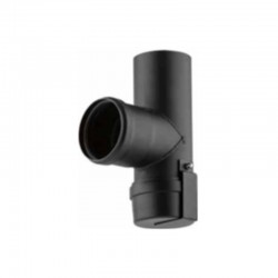 Raccordo a T 90° con Tappo Stufa Pellet