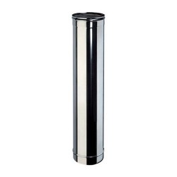Canna Fumaria Inox Tubo mm 1000