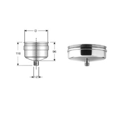 Tappo Condensa Canna Fumaria Inox