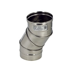 Curva Girevole Canna Fumaria Inox