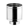 Comignolo Antivento Antipioggia a Botte Monoparete Inox