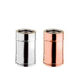 Insulated flue pipe 33 cm.